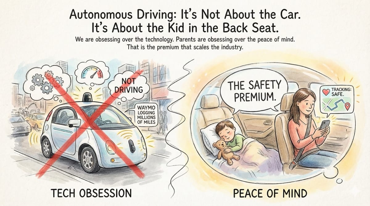Autonomous Driving: It’s Not About the Car. It’s About the Kid in the Back Seat.