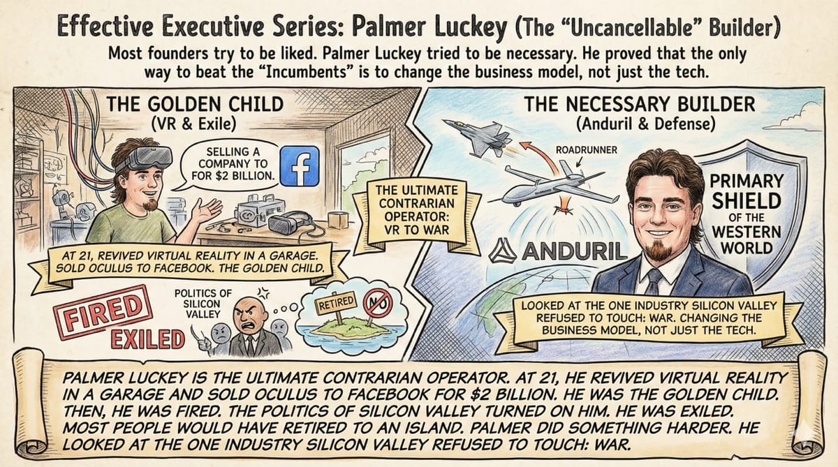 Effective Executive Series: Palmer Luckey (The "Uncancellable" Builder)
