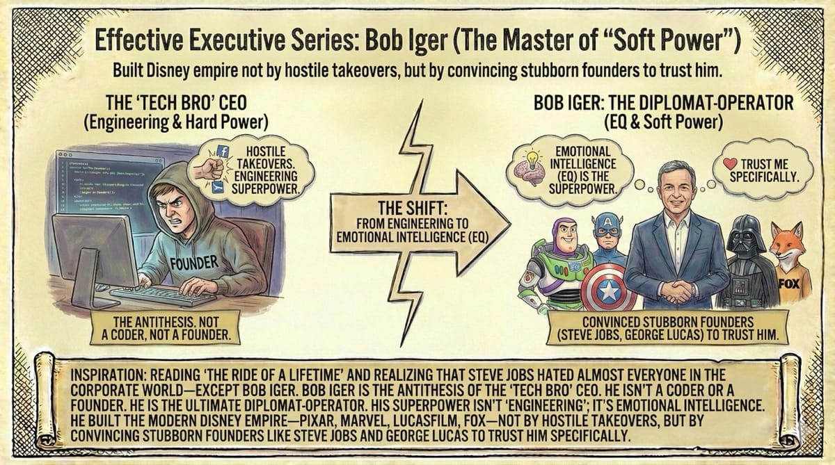 Effective Executive Series: Bob Iger (The Master of "Soft Power")