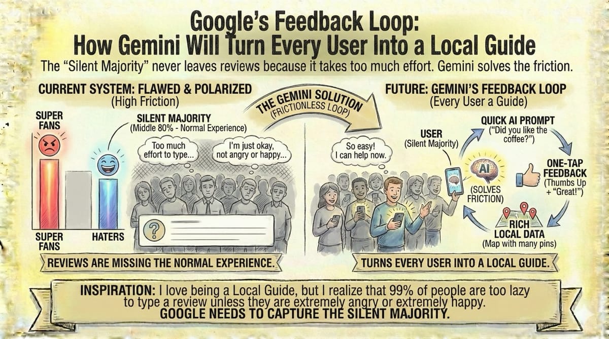 Google’s Feedback Loop: How Gemini Will Turn Every User Into a Local Guide
