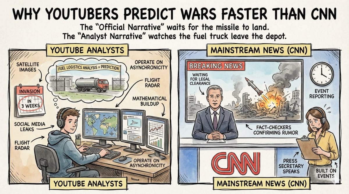 Why YouTubers Predict Wars Faster Than CNN