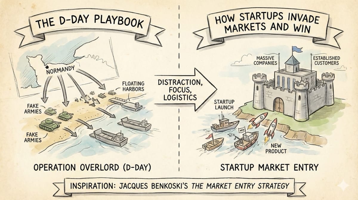 The D-Day Playbook: How Startups Invade Markets and Win