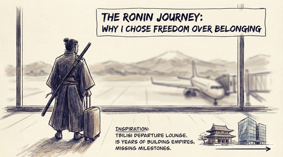 The Ronin Journey: Why I Chose Freedom Over Belonging (And The Price I Paid)