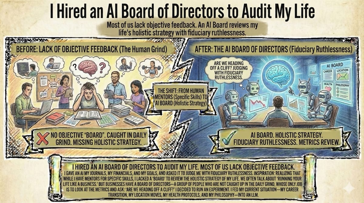 I Hired an AI Board of Directors to Audit My Life