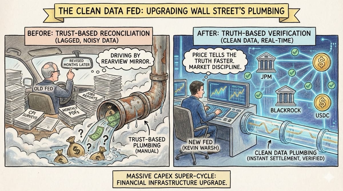 The Clean Data Fed: Why the Next Chairman Will Force Wall Street to Upgrade Its Plumbing