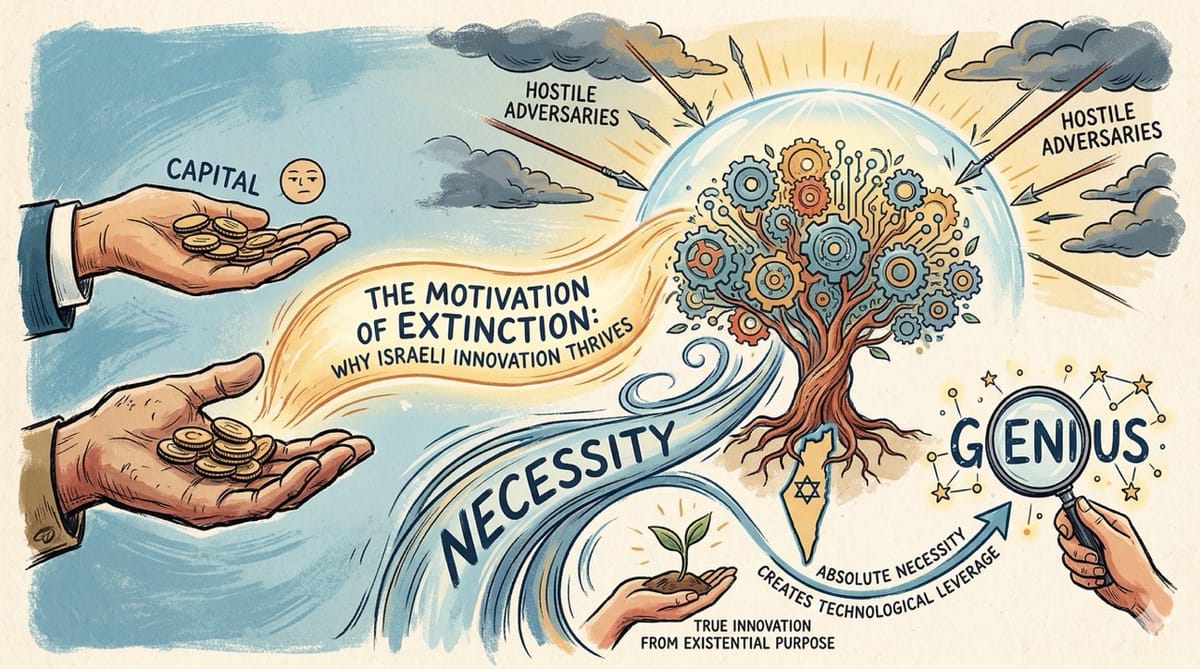 The Motivation of Extinction: Why Israeli Innovation Thrives