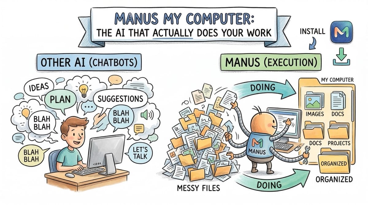 Manus My Computer: The AI That Actually Does Your Work