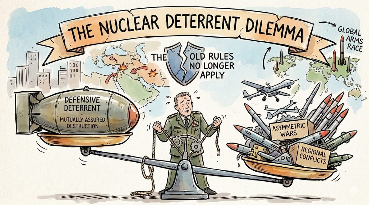 The Nuclear Deterrent Dilemma: Why the Middle East Conflict Changes Global Proliferation