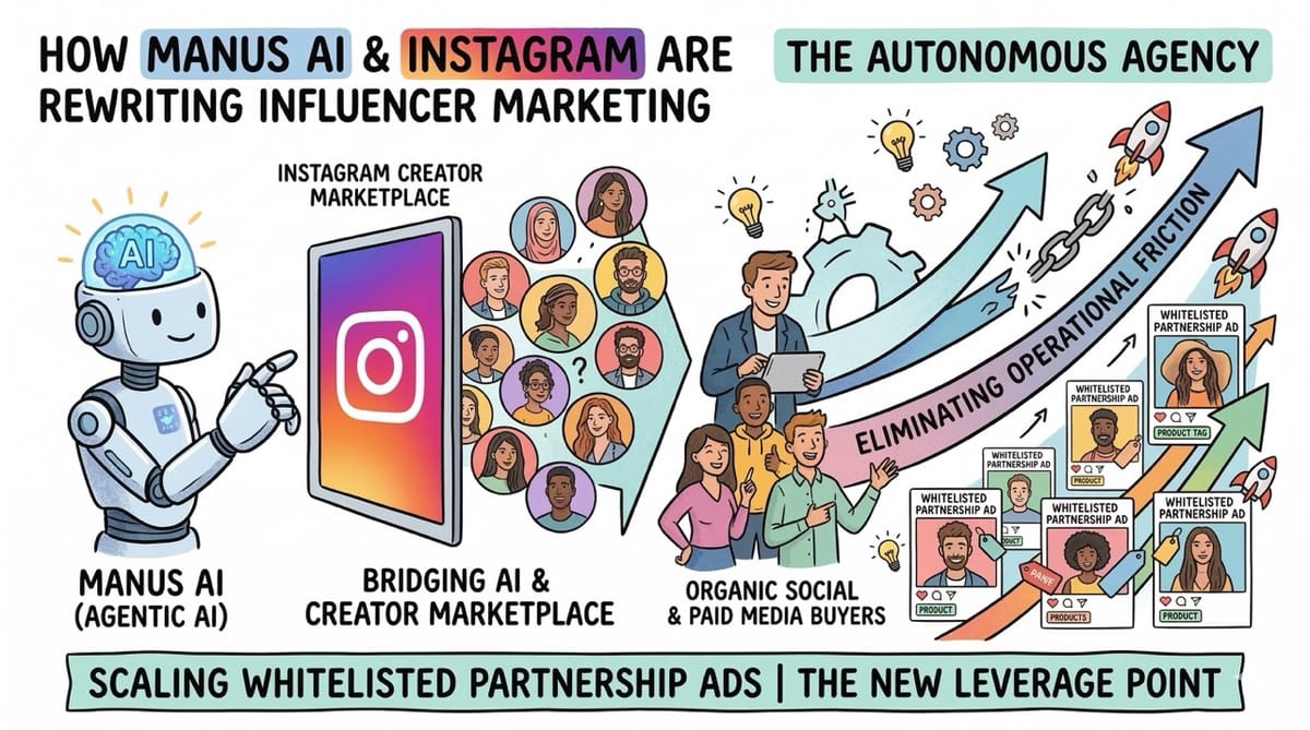How Manus AI and Instagram are Rewriting Influencer Marketing: The Autonomous Agency