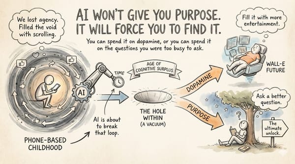 AI Won’t Give You Purpose. It Will Force You to Find It.