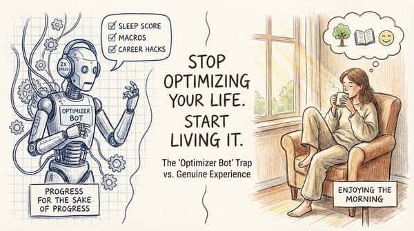 Stop Optimizing Your Life. Start Living It.