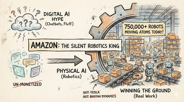 Amazon: The Silent Robotics King (Why the "Next" AI Wave is Physical)
