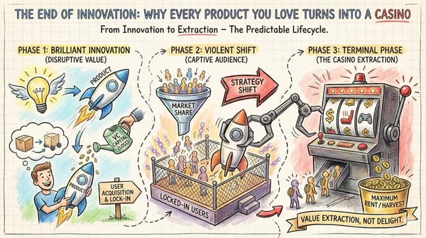 The End of Innovation: Why Every Product You Love Turns Into a Casino