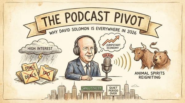 The "Podcast Pivot": Why David Solomon Is Everywhere in 2026