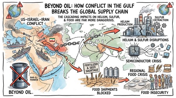 Beyond Oil: How the US-Israel-Iran Conflict Breaks the Global Supply Chain